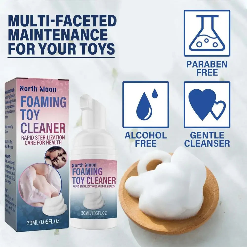 Sex Toy Cleanser, Good Non-irritating Ingredients, Hygienic  Adult Sex Toy Gentle Foaming Cleanser