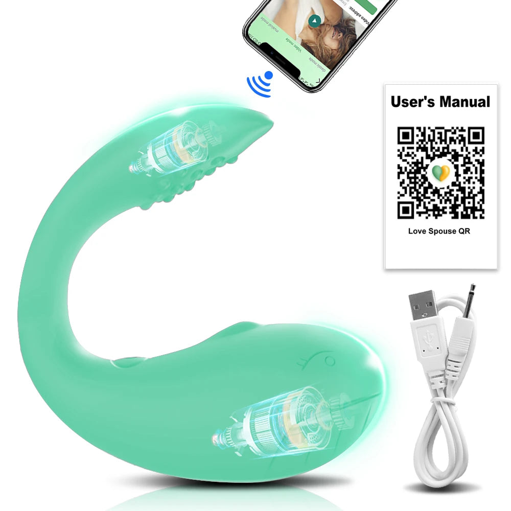 APP Remote Control Vibrator Egg for Women, Clitoris Stimulator G Spot Dildo