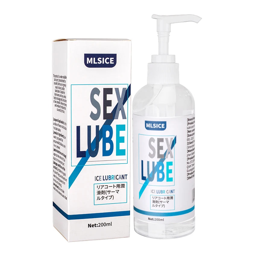 Anal Lubricant Water-based Lubrication, Semen Lube For Sex Session, 200ML Love Gel  for Women Men
