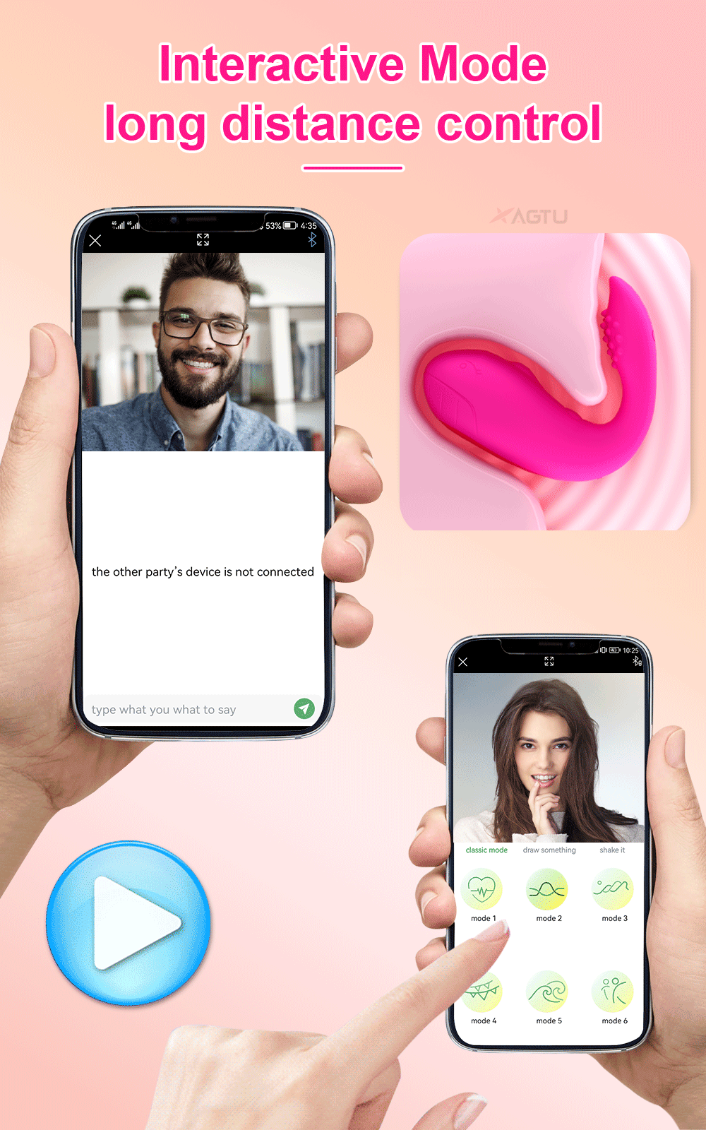 APP Remote Control Vibrator Egg for Women, Clitoris Stimulator G Spot Dildo