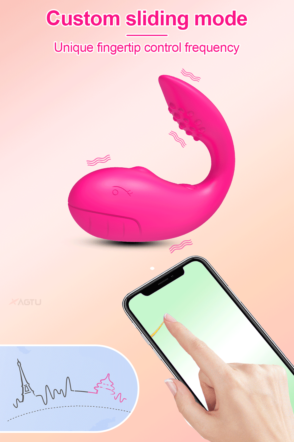 APP Remote Control Vibrator Egg for Women, Clitoris Stimulator G Spot Dildo