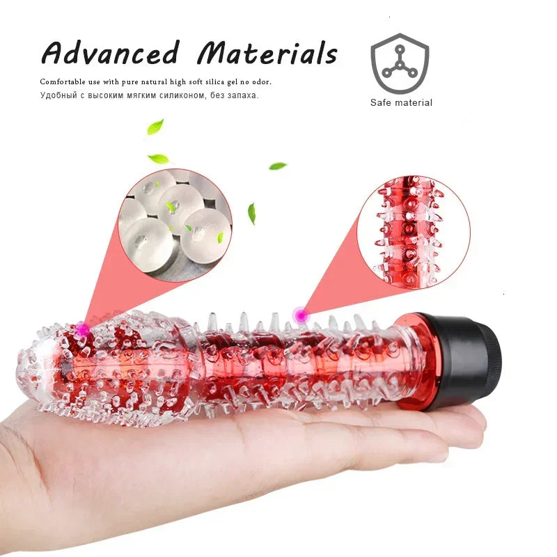 Bullet Vibrator for Vaginal, Women Dildo, Vibro Erotic Silicone Female Powerful G-Spot Clitoris