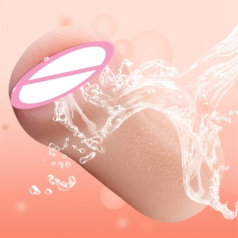 Realistic Vagina, Deep Throat, Artificial Pussy, Anus Oral Male Masturbator Blowjob Masturbation