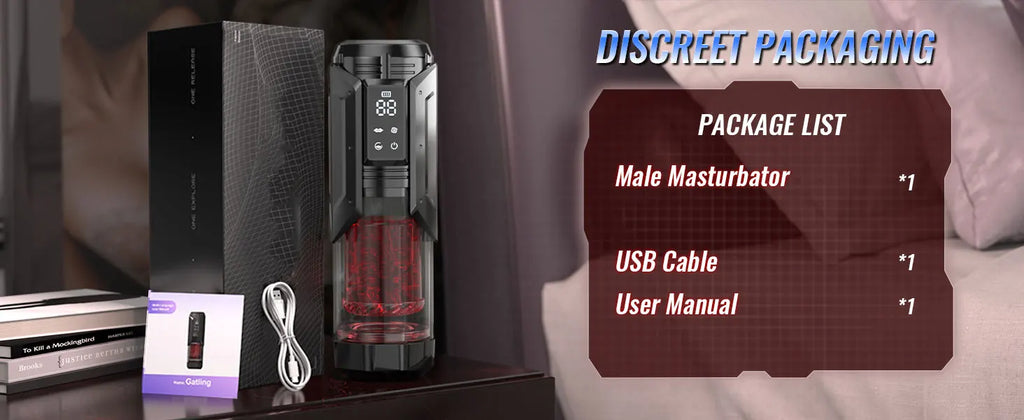 APP LED Automatic Male Masturbator, 7 Sucking Rotating Licking Thrusting Modes, Pocket Pussy Stroker, Blowjob Sex Toys For Men