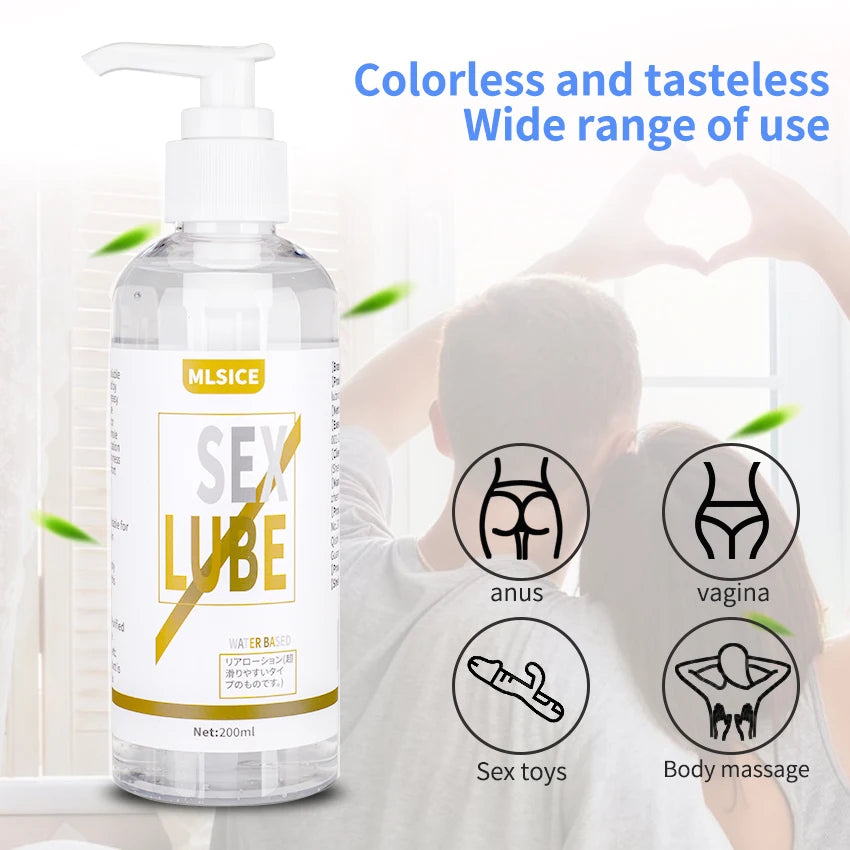Anal Lubricant Water-based Lubrication, Semen Lube For Sex Session, 200ML Love Gel  for Women Men