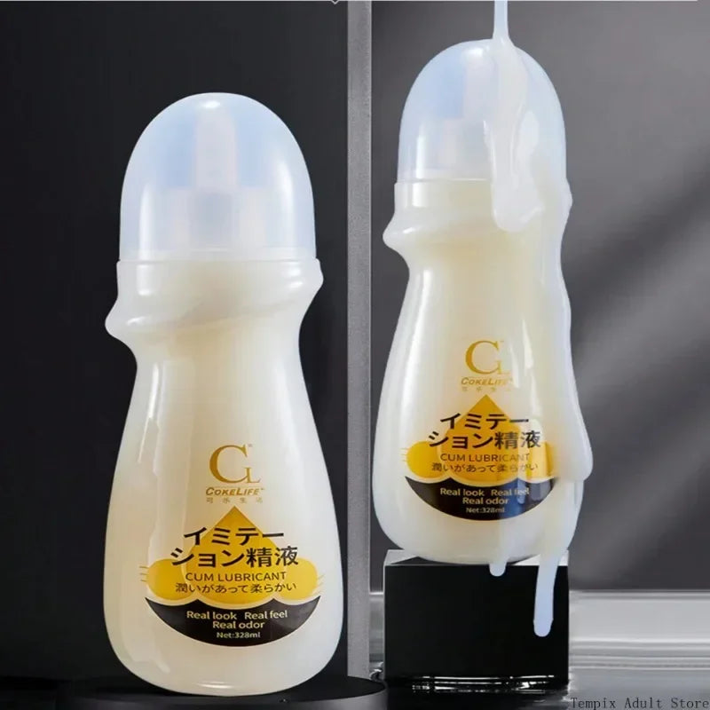 Imitation Semen Lubricant for Men Women Sex Toys, Viscous Lube, Water Based Oil Lubricating Anal Vaginal