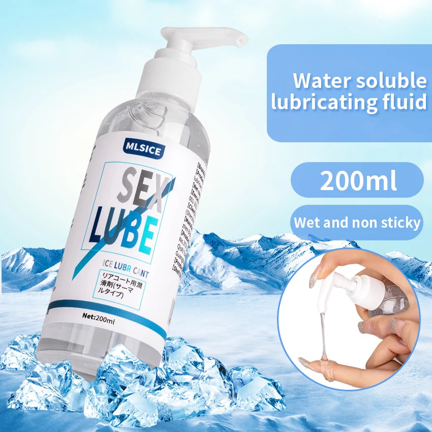 Anal Lubricant Water-based Lubrication, Semen Lube For Sex Session, 200ML Love Gel  for Women Men