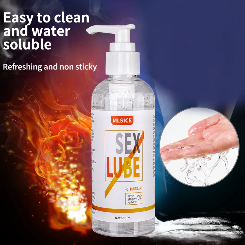 Anal Lubricant Water-based Lubrication, Semen Lube For Sex Session, 200ML Love Gel  for Women Men