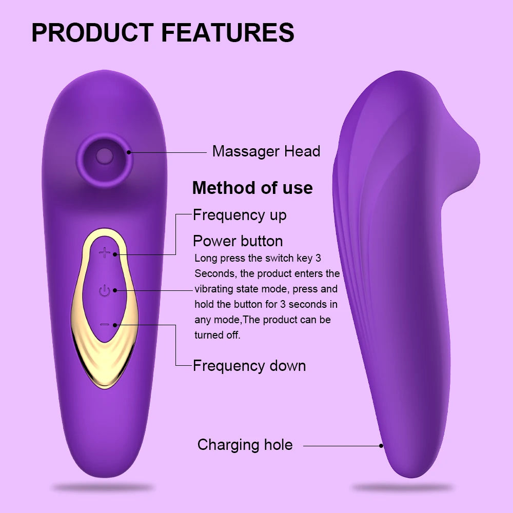 Clitoral Sucking Vibrator for Women, Blowjob for her, Clitoris Stimulator, Female Masturbator, Sex Toys for Women